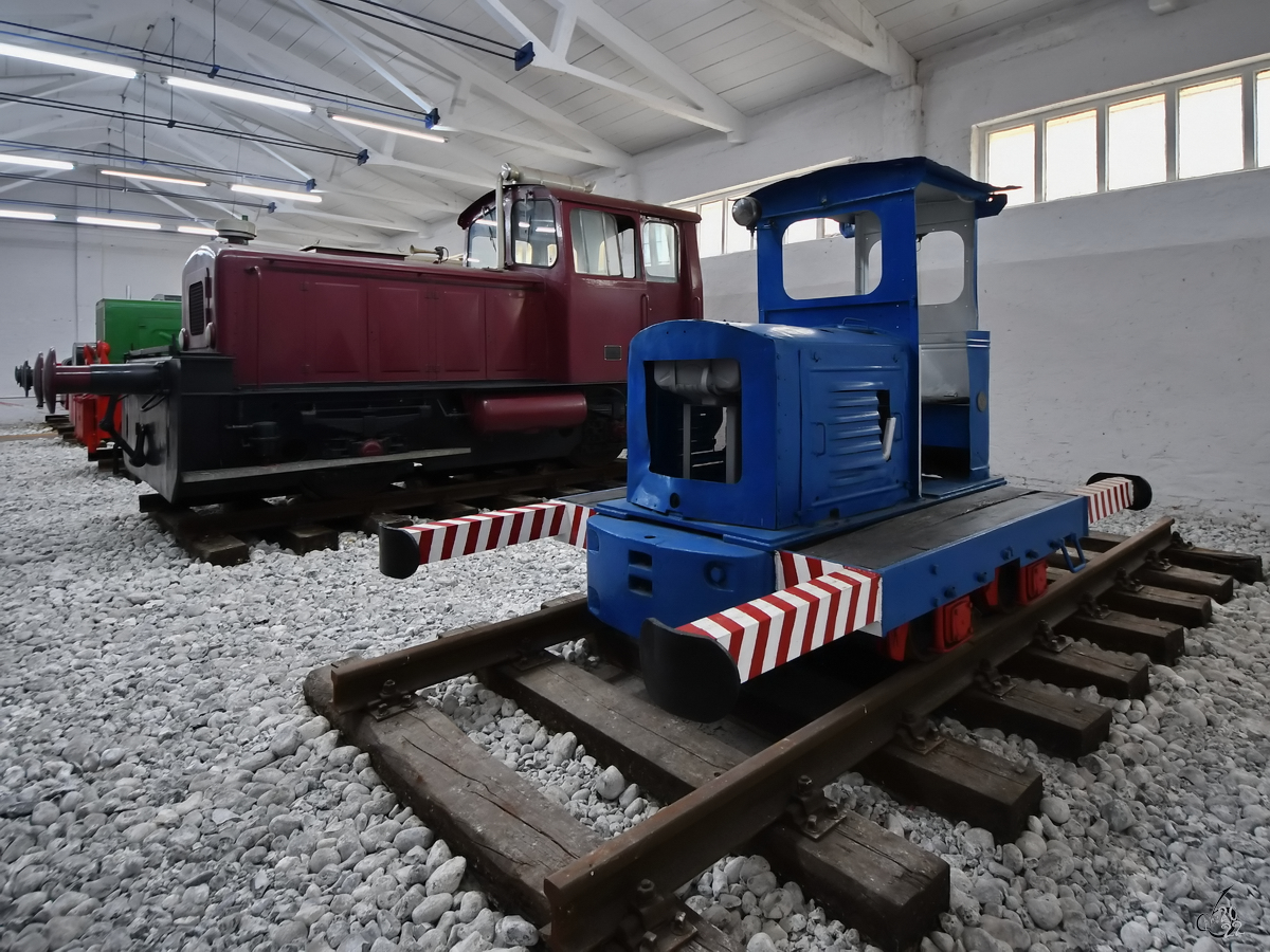 Das Oldtimermuseum in Prora hat eine beeidruckende Sammlung an Kleinlokomotiven, zu der auch die ursprünglich für die Schmalspurweite 600mm gebaute Normalspur-Werkslokomotive LKM Ns 1 b gehört. (November 2022)