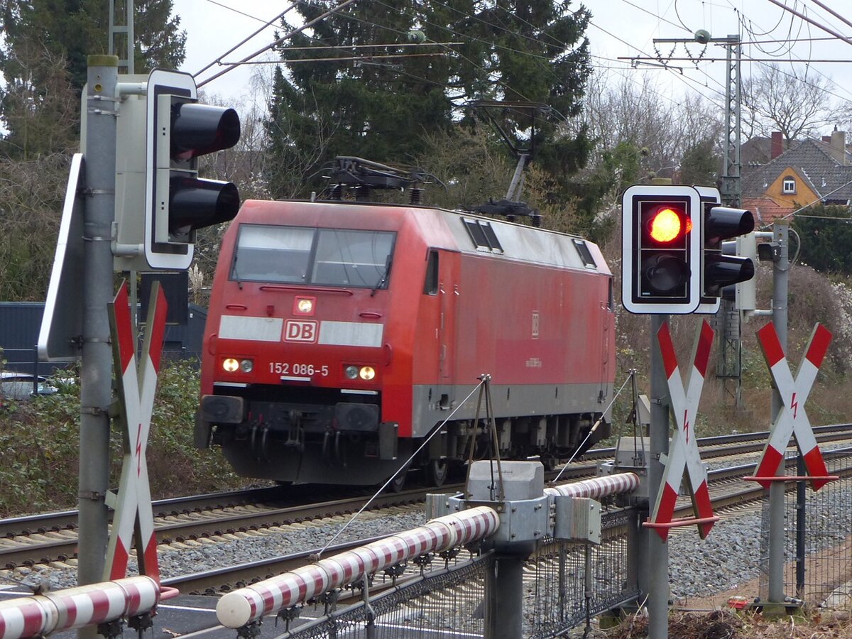 Das passt: 152 086 Lz in Rheine, 05.02.2022