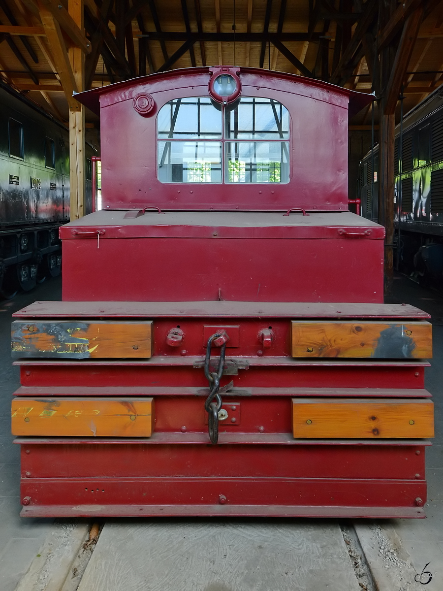 Das Schleppzeug Nr. 125 Bw München-Ost war Anfang Juni 2019 im Europahaus des Bahnparkes in Augsburg abgestellt.