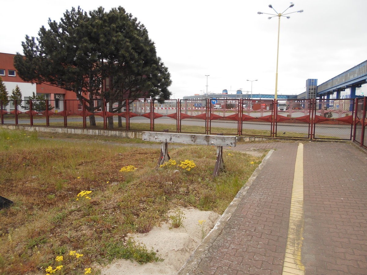 Das Streckenende in Swinoujscie Port am 02.Mai 2019.