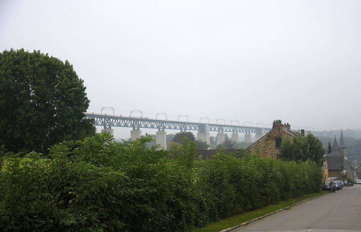 Das Viadukt von Moresnet wird 100 Jahre.
Aufgenommen in Moresnet.
Am Morgen vom 18.9.2016.