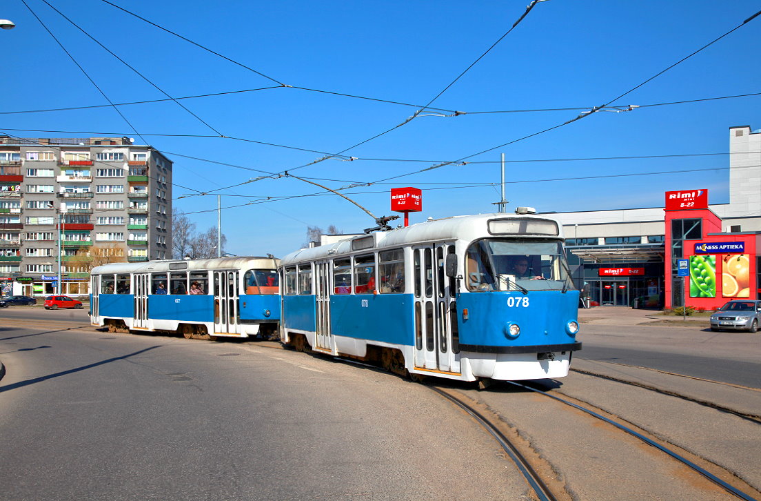 Daugavpils 078 + 077, Smilšu iela, 04.04.2019.
