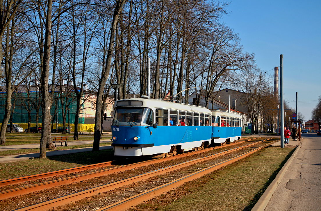 Daugavpils 078 + 077, Vienības iela, 04.04.2019.
