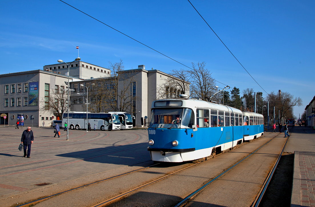 Daugavpils 080 + 079, Vienības iela, 04.04.2019.
