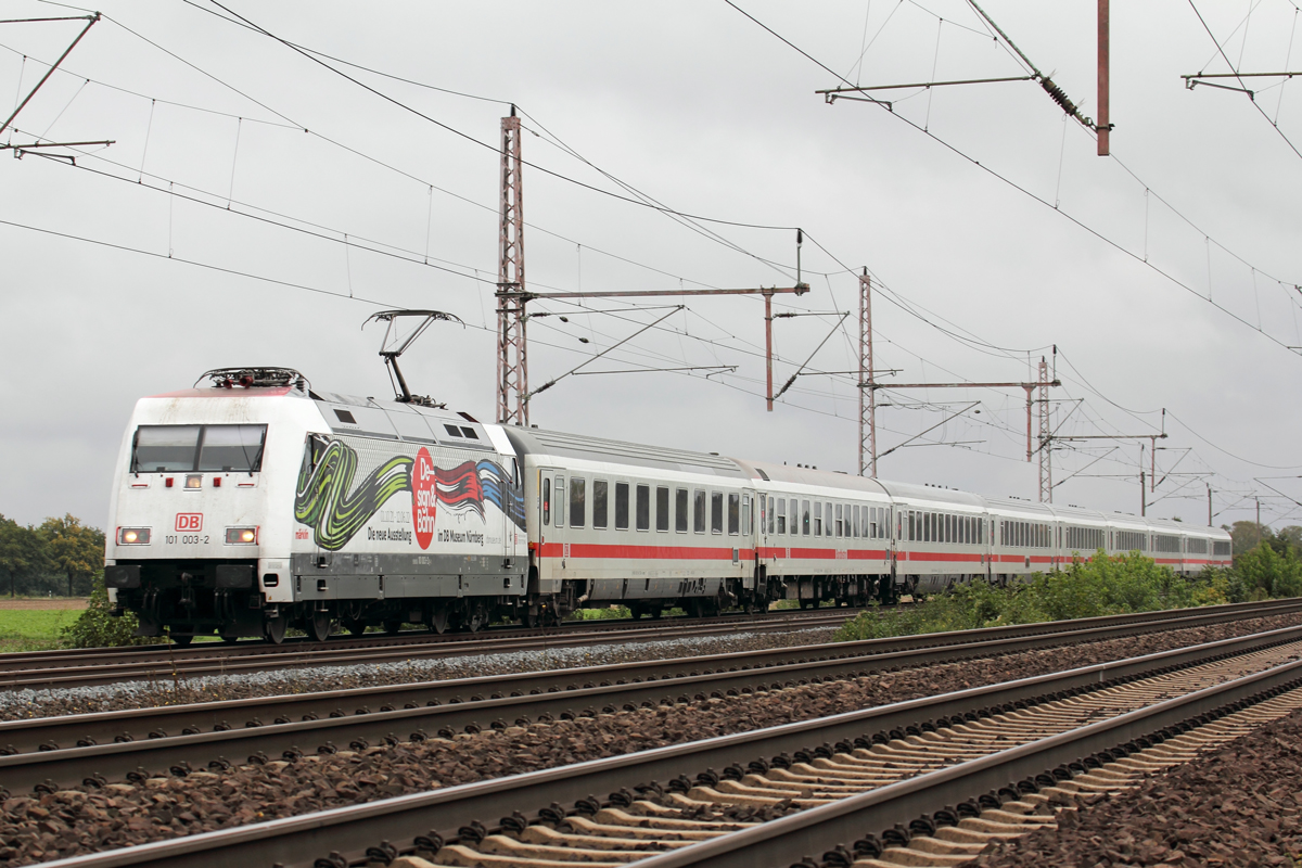 DB 101 003-2 in Dedensen-Gümmer 28.9.2022