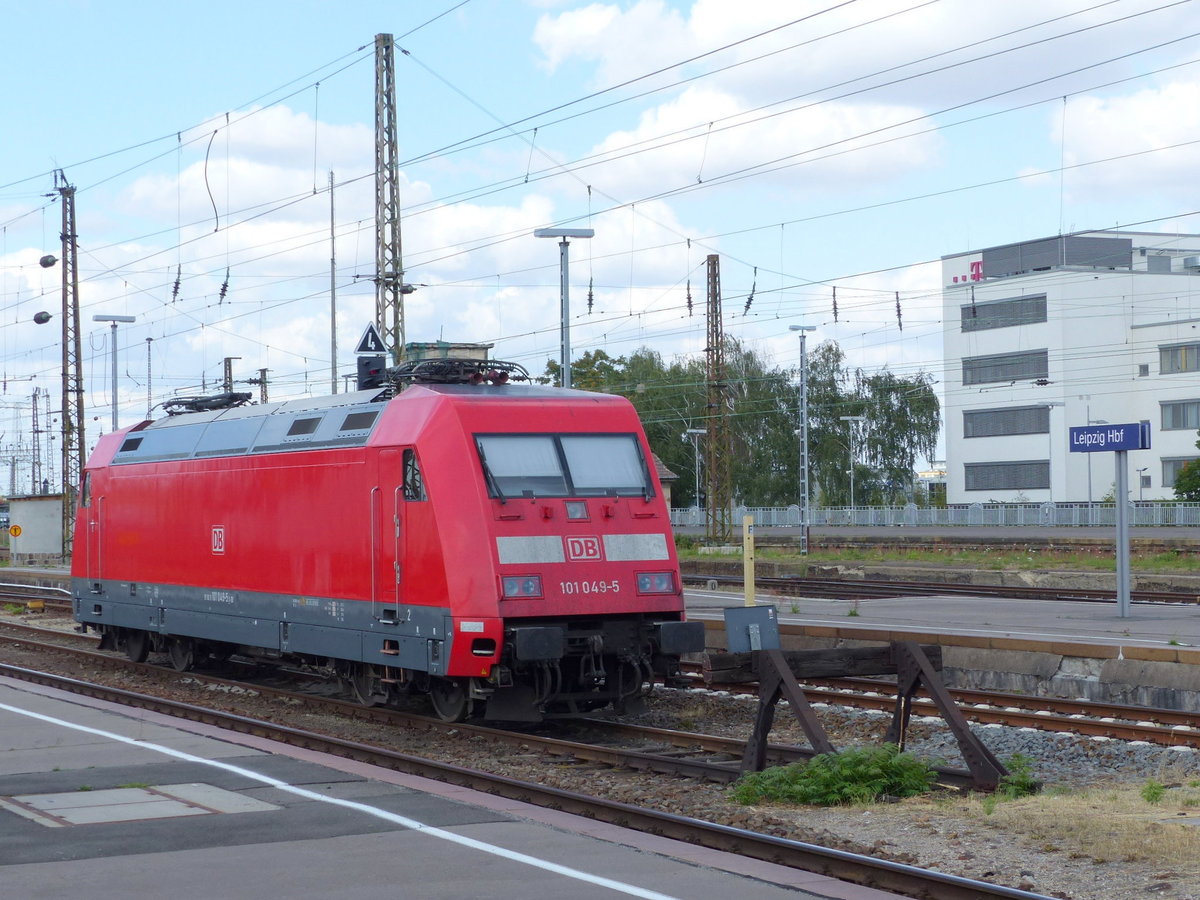 DB 101 049-5 am 10.07.2019 beim pausieren in Leipzig Hbf.