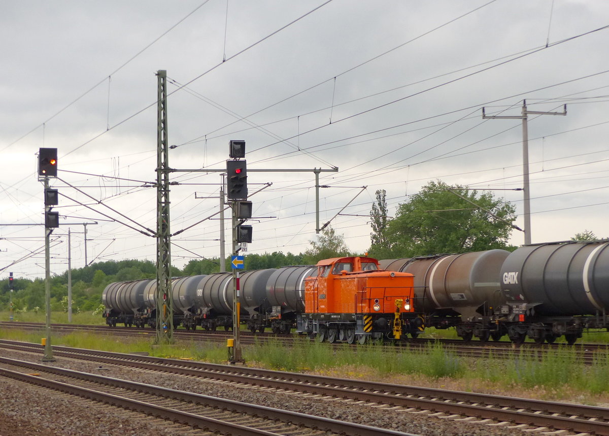 DB 105 021-0 als Lr 91341 aus Meiningen, am 12.06.2019 in Neudietendorf.