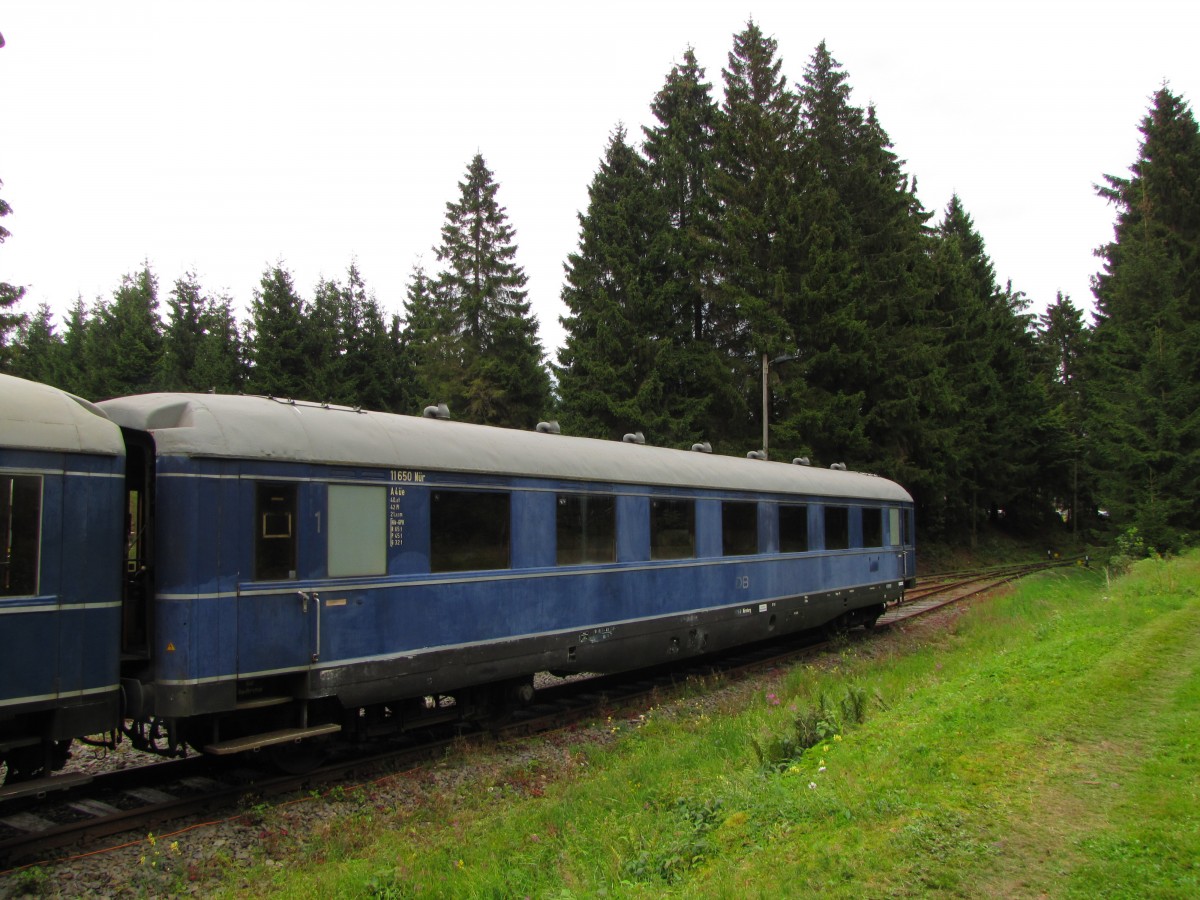 DB 11650 Nür A4 üe am 23.08.2014 während dem 110. Streckenjubiläum im Bahnhof Rennsteig.