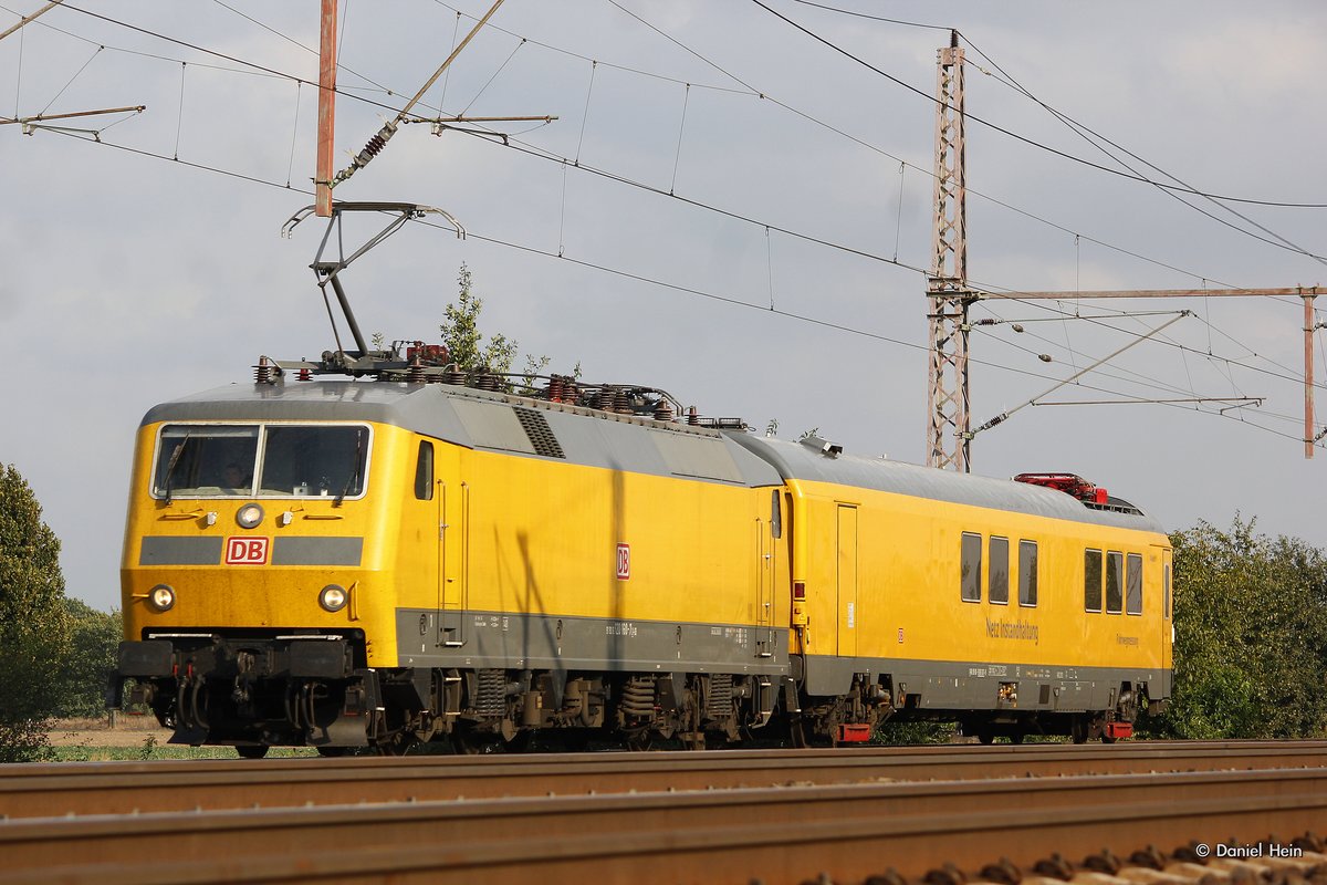 DB 120 160 mit Messzug DB Netz Instandhaltung in Dedensen G�mmer, September 2016.