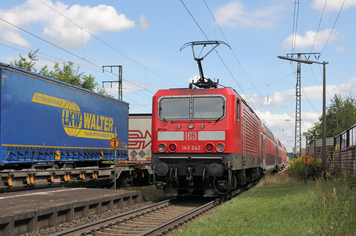 DB 143 242 @ Weiterstadt am 10.08.2016