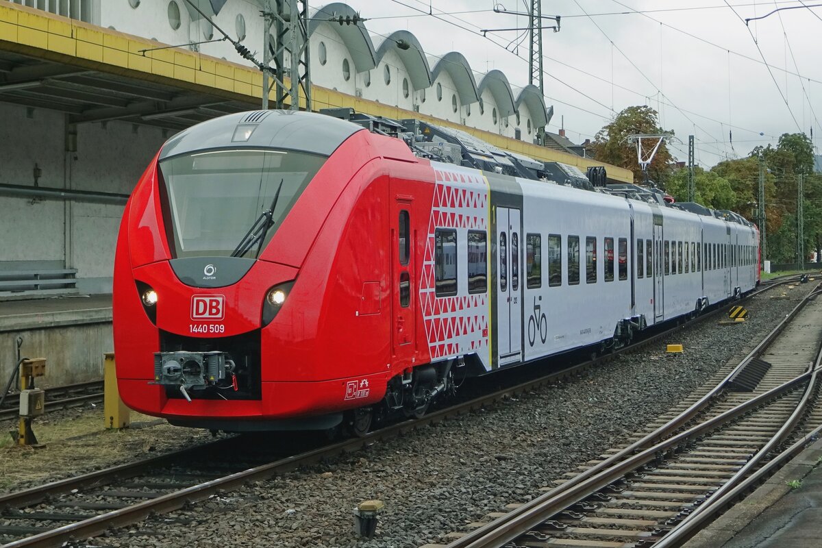 DB 1440 509 macht ein testfahrt in Koblenz Hbf am 23 September 2019.