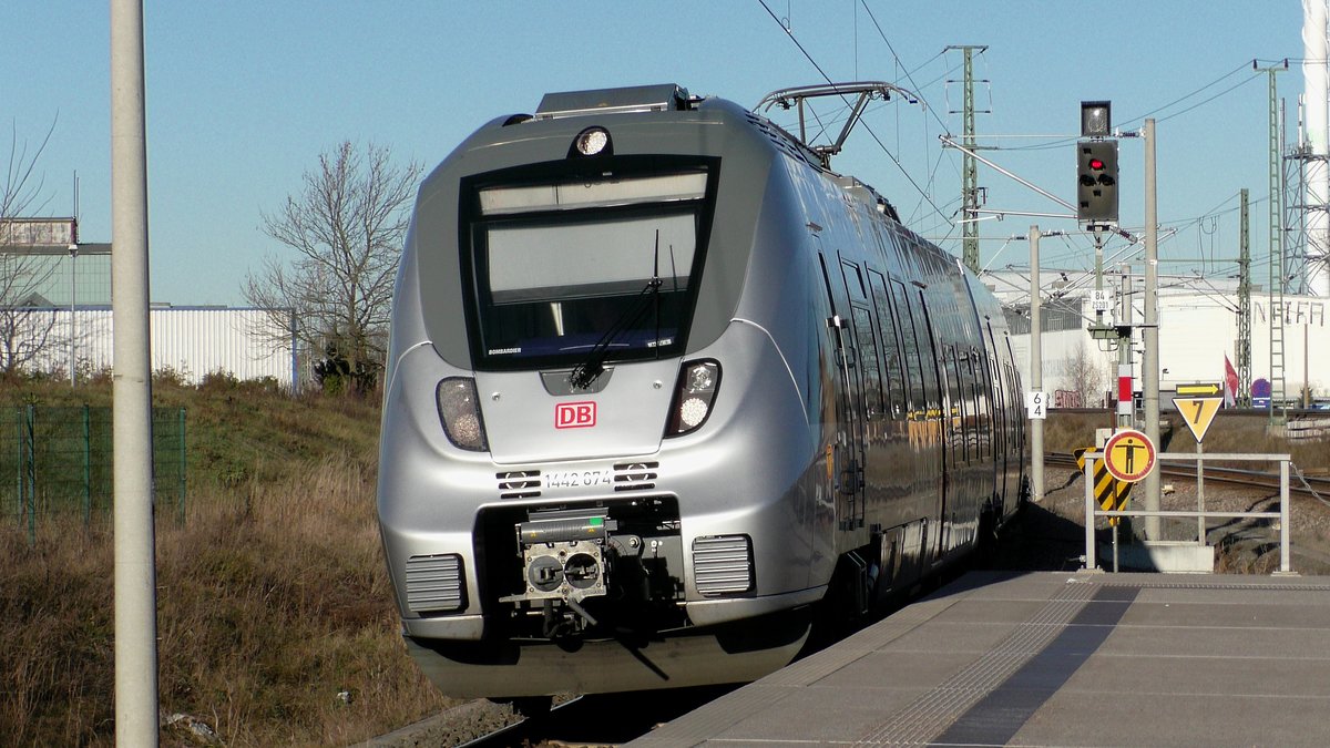 DB 1442 074 erreicht Leipzig Nord