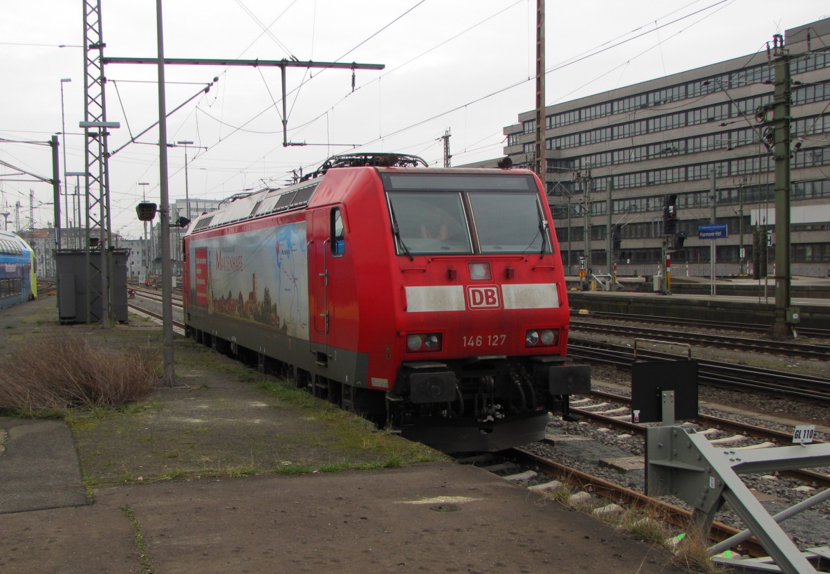 DB 146 127 am 19.02.2016 in Hannover Hbf.
