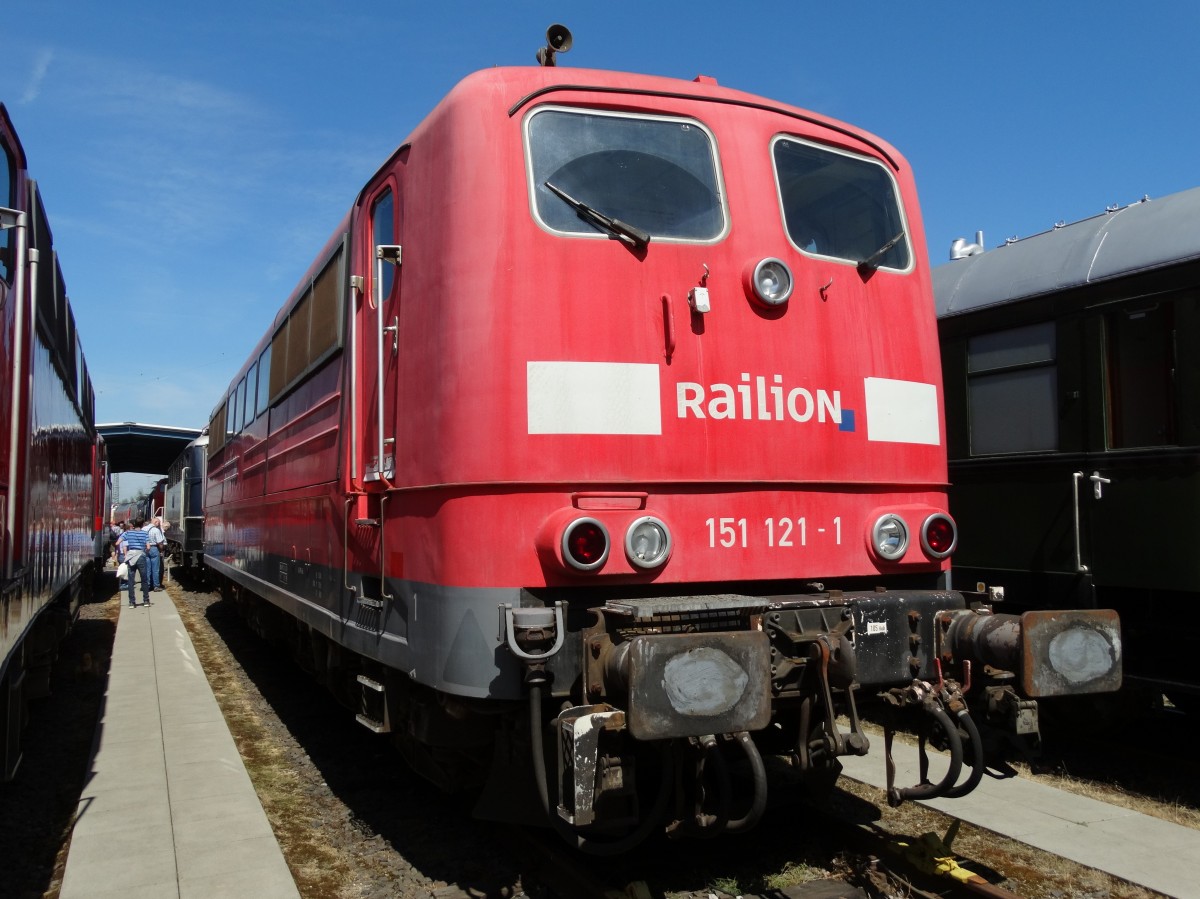 DB 151 121-1 am 14.06.15 in DB Museum Koblenz