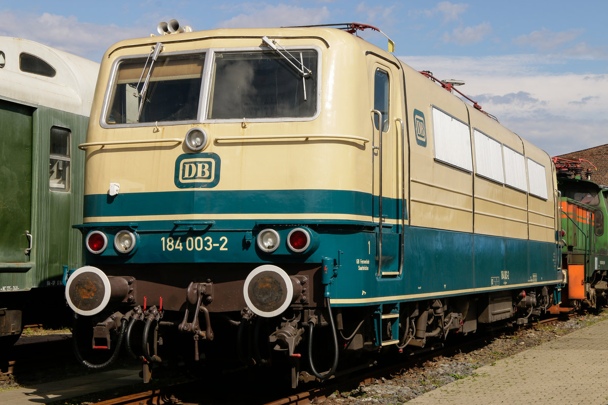 DB 184 003-2 im DB Museum Koblenz, Juni 2018.