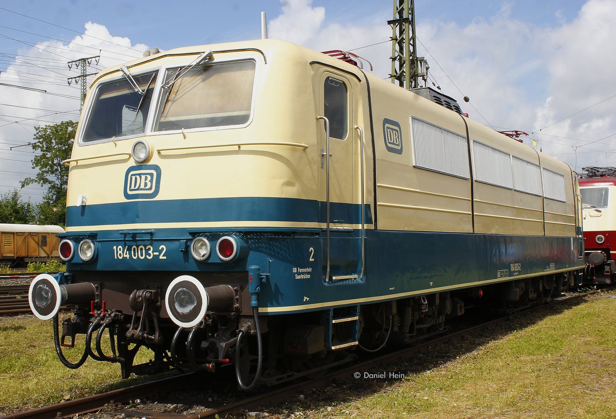 DB 184 003-2 im DB Museum Koblenz L�tzel, Juni 2016.