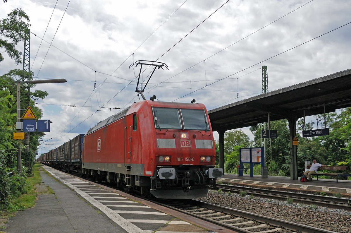 DB 185 150-0 @ Darmstadt Eberstadt am 30.07.16