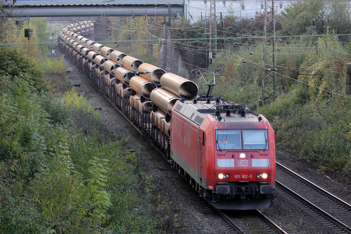 DB 185 162-5 auf der Hamm-Osterfelder Strecke in Recklinghausen 5.11.2019