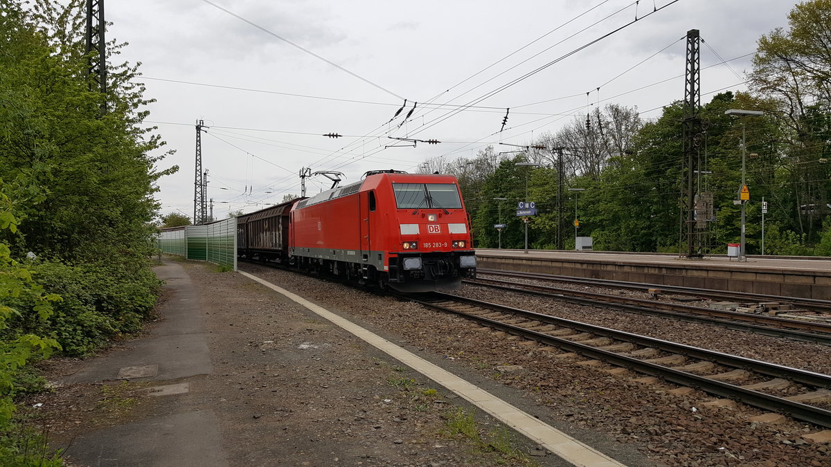 DB 185 283-9 in Mainz-Bischofsheim am 25.4.2017