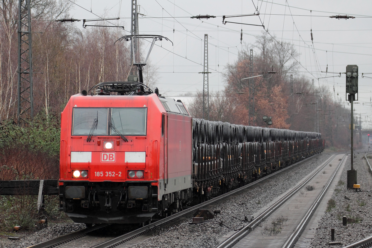 DB 185 352-2 in Recklinghausen-Süd 1.2.2020