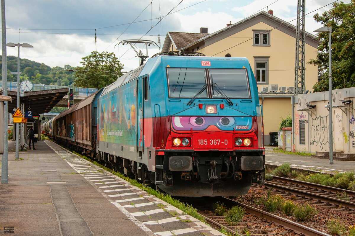 DB 185 367-0  Günni  in Königswinter, Juli 2021.