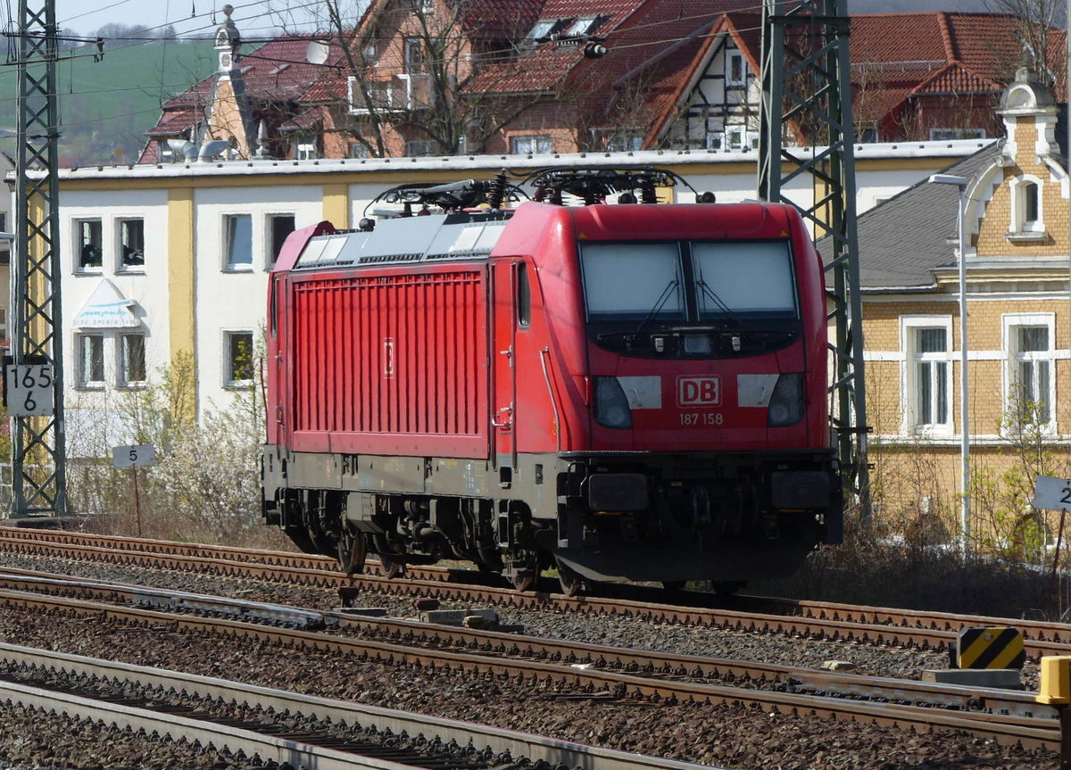 DB 187 158 pausierte am am 10.04.2020 in Eisenach.