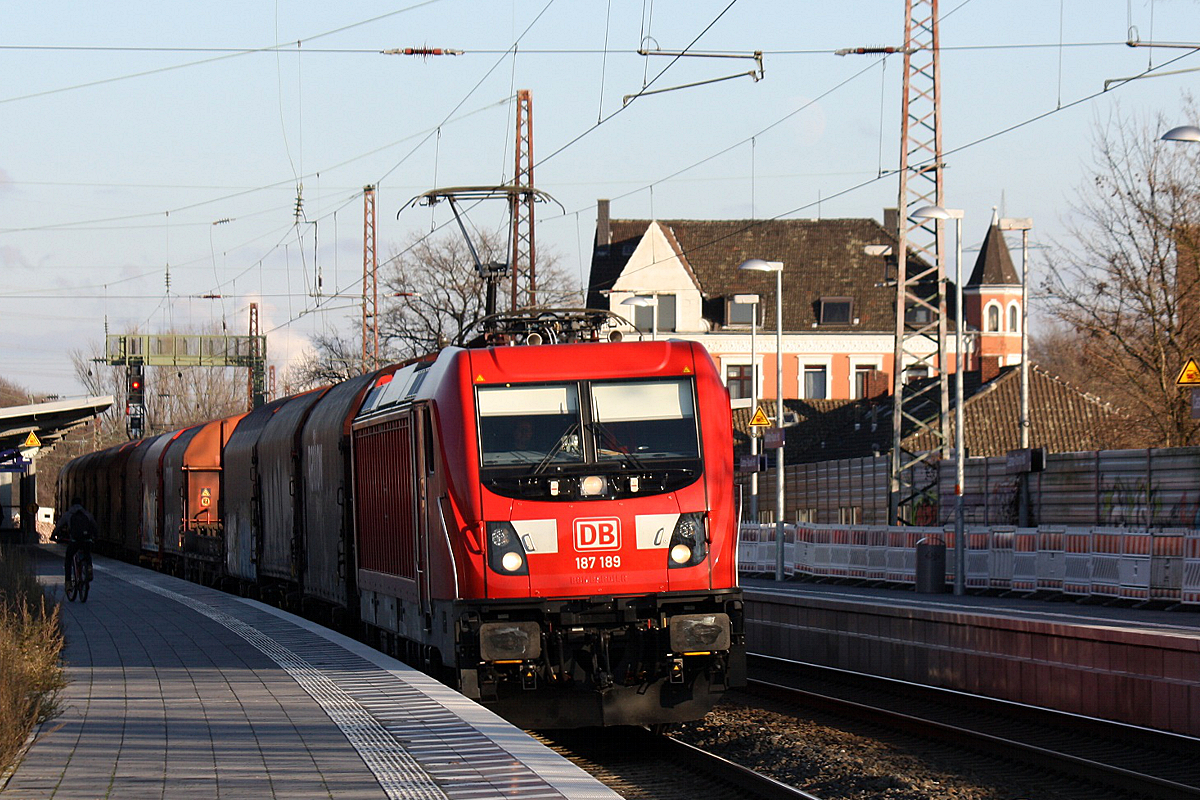 DB 187 189 in Castrop-Rauxel am 06.01.2020