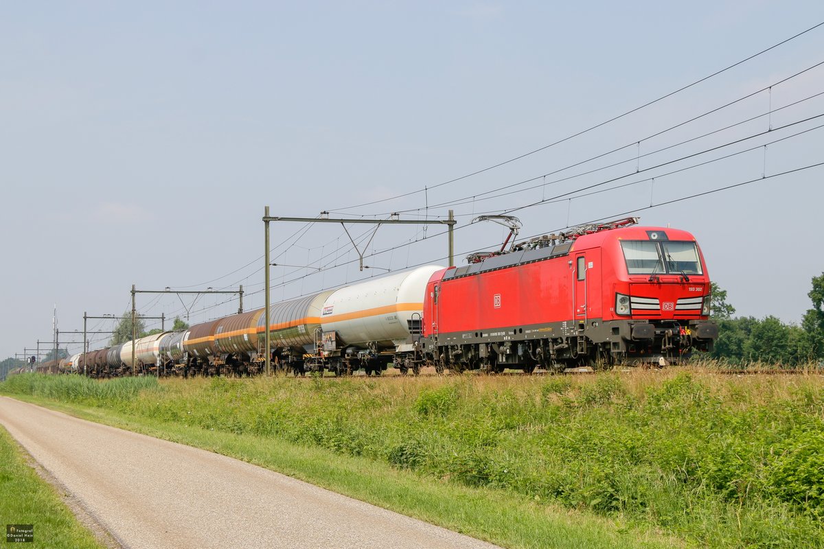 DB 193 302 in America, Juni 2018.