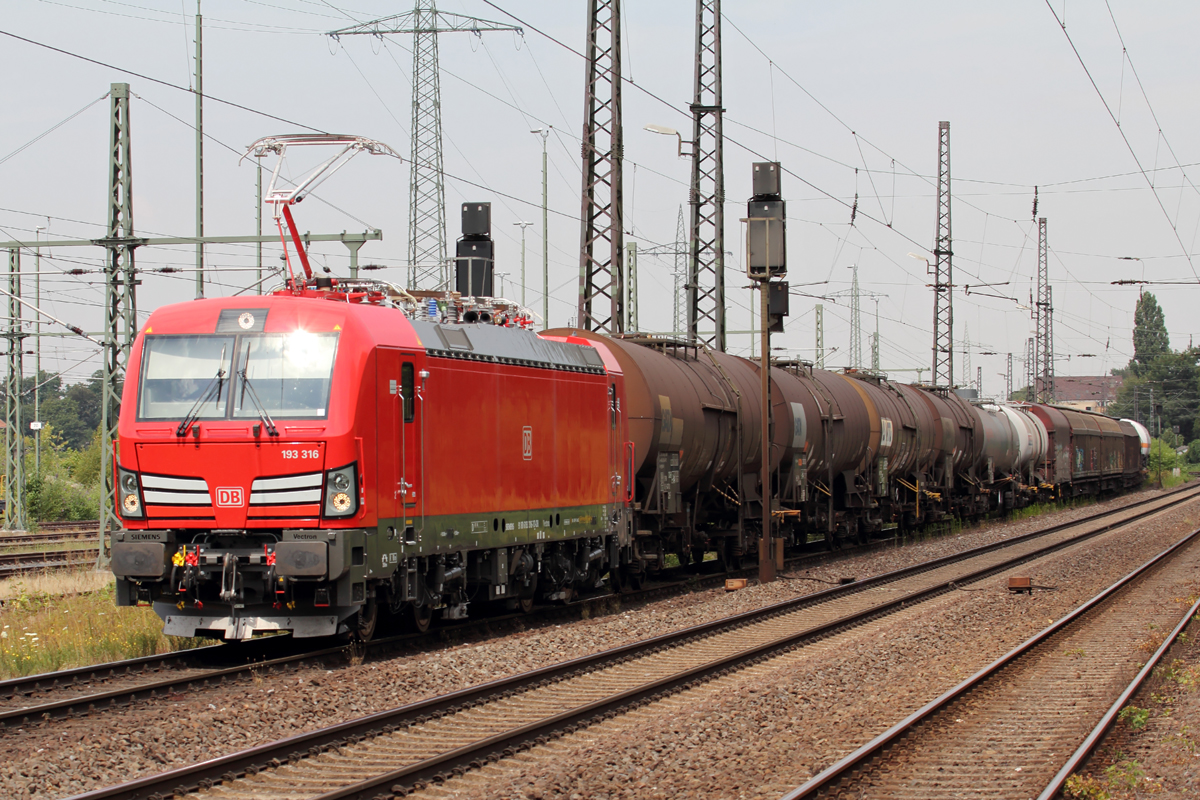 DB 193 316 in Duisburg-Bissingheim 4.7.2018