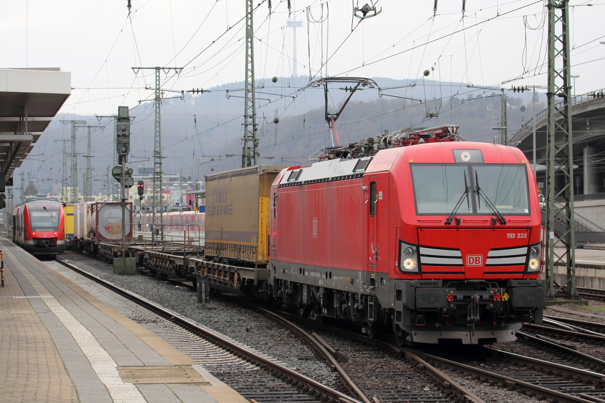 DB 193 333 in Koblenz Hbf. 15.1.2019