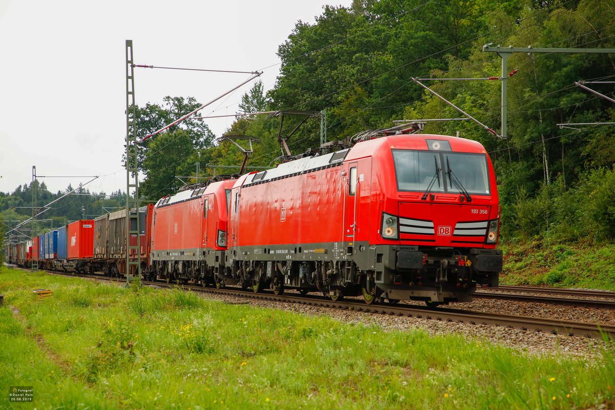 DB 193 356 in A�ling, August 2019.
