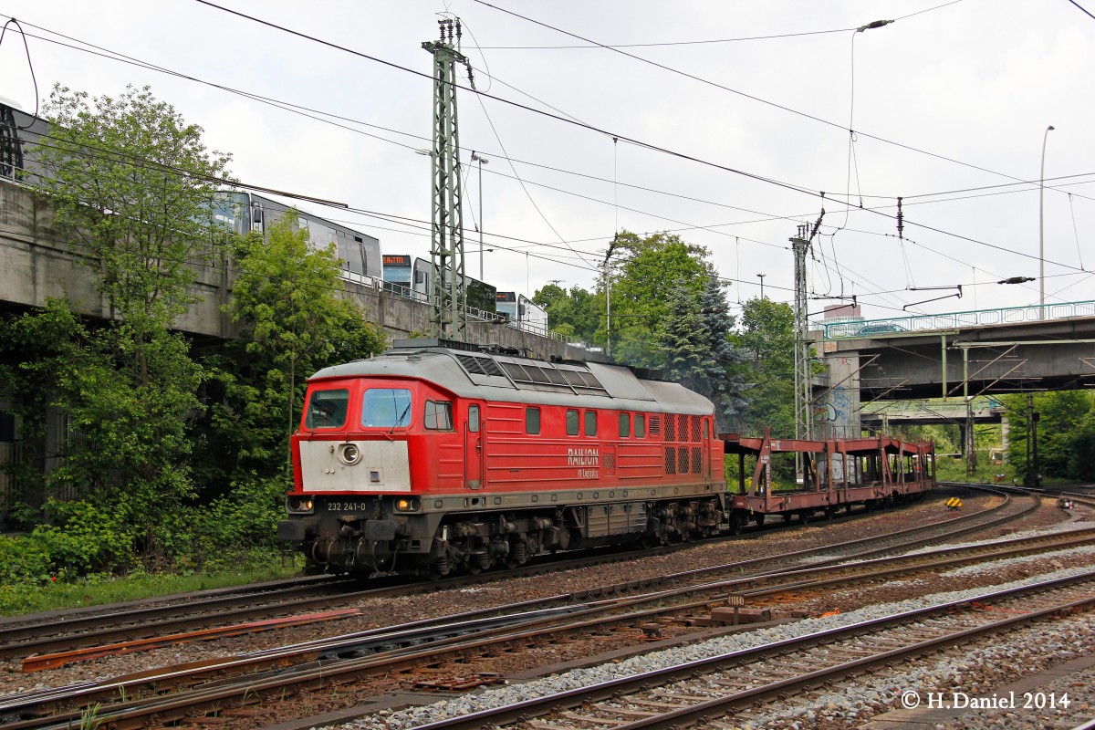 DB 232 141-0 Railion Ludmilla in Hamburg Harburg, Mai 2014.