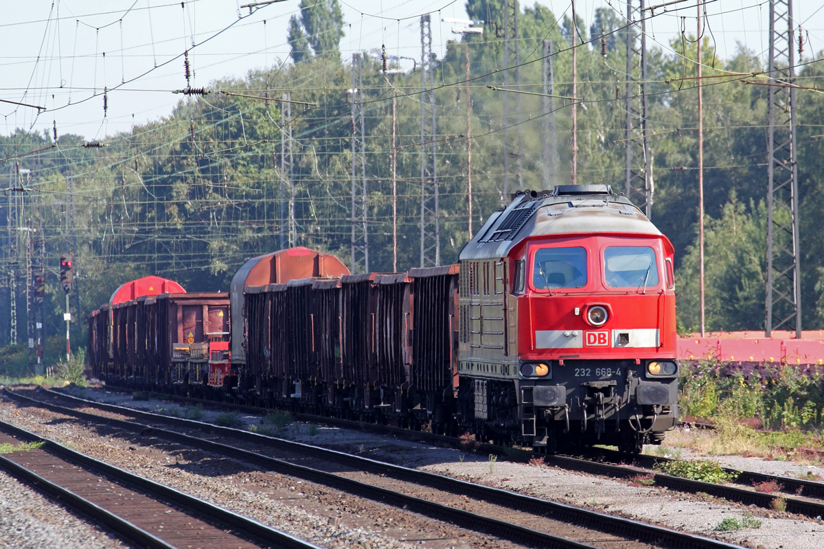 DB 232 668-4 in Recklinghausen-Süd 24.8.2019