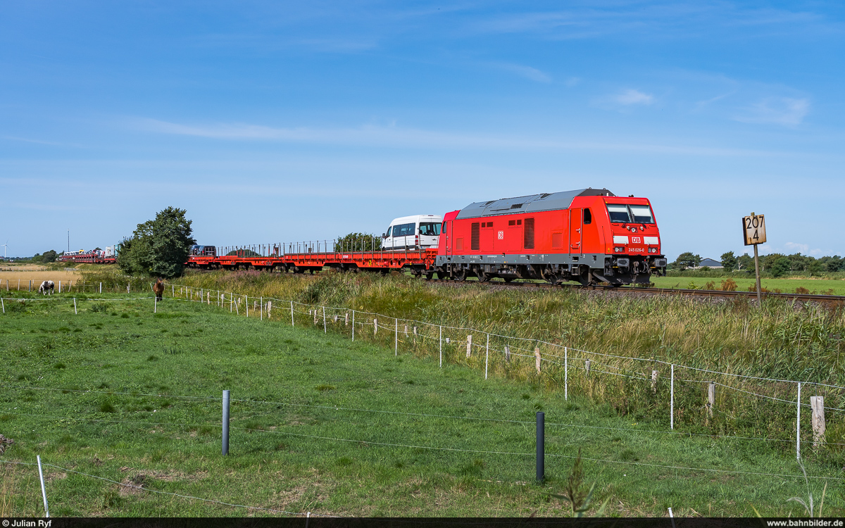DB 245 026 / Sylt Shuttle / Emmelsbüll-Horsbüll, 24. August 2021