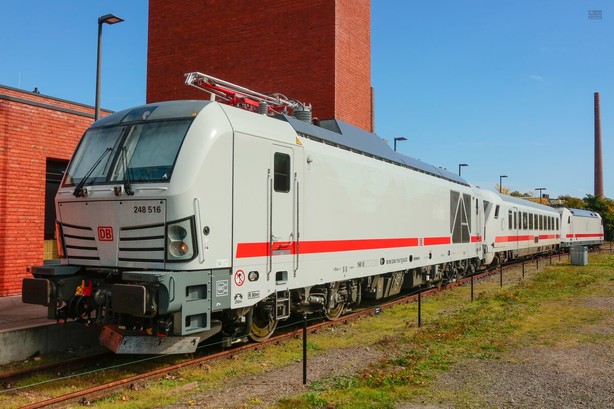 DB 248 516 mit IC-Steuerwagen & DB 101 013-1  IC  zu Gast im Eisenbahnmuseum Bochum Dahlhausen, September 2026.