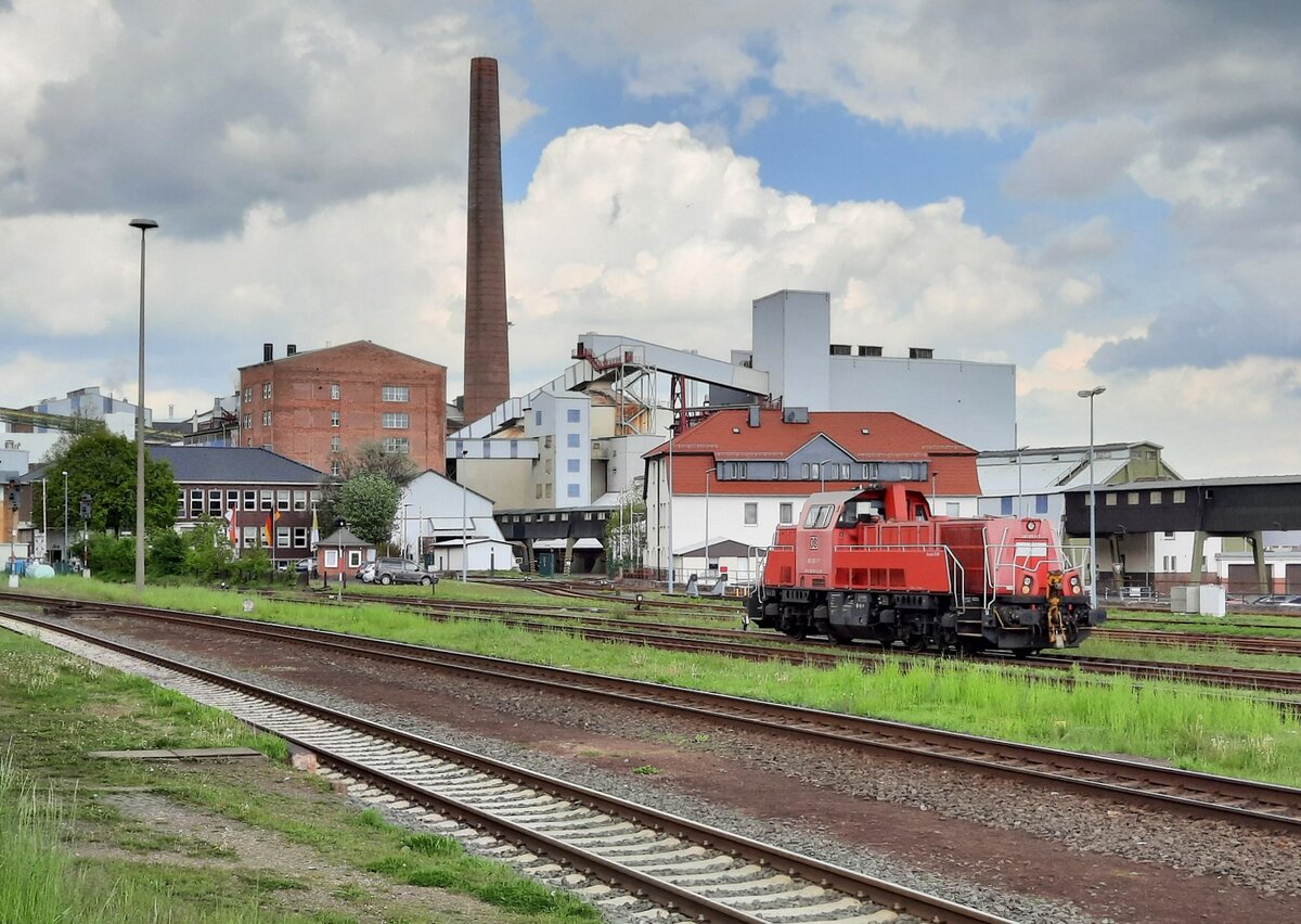 DB 261 051-7 am 19.05.2021 in Heringen (Werra).