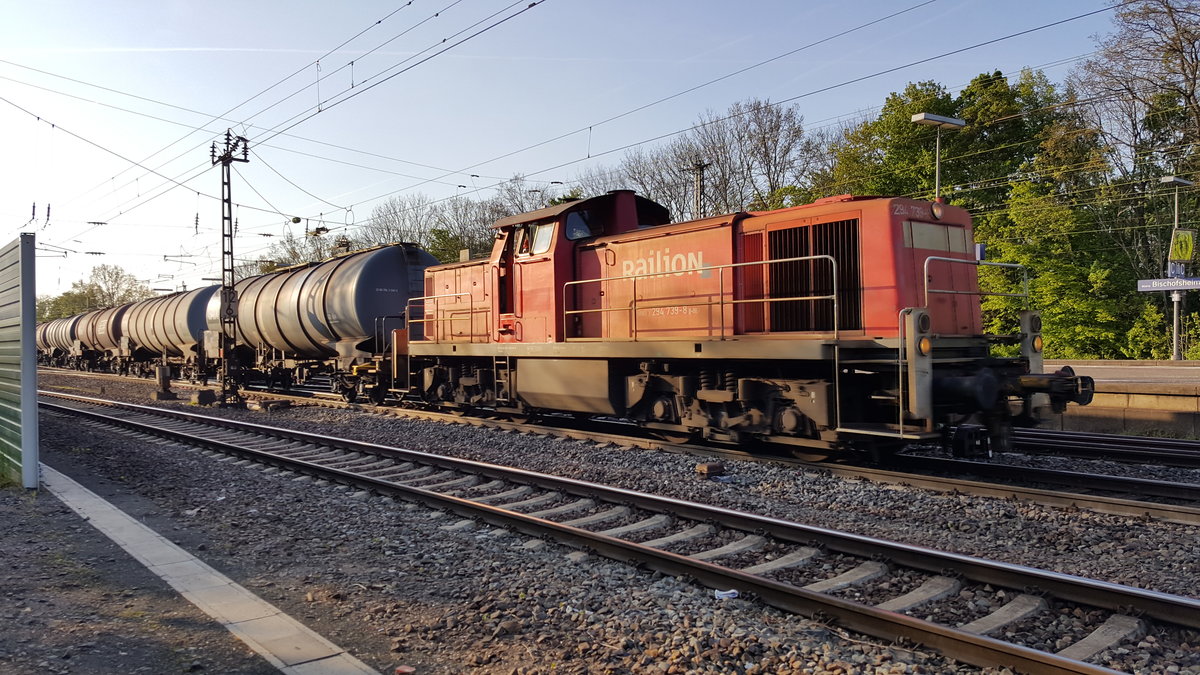 DB 294 739-8 in Mz-Bischofsheim am 20.4.2017