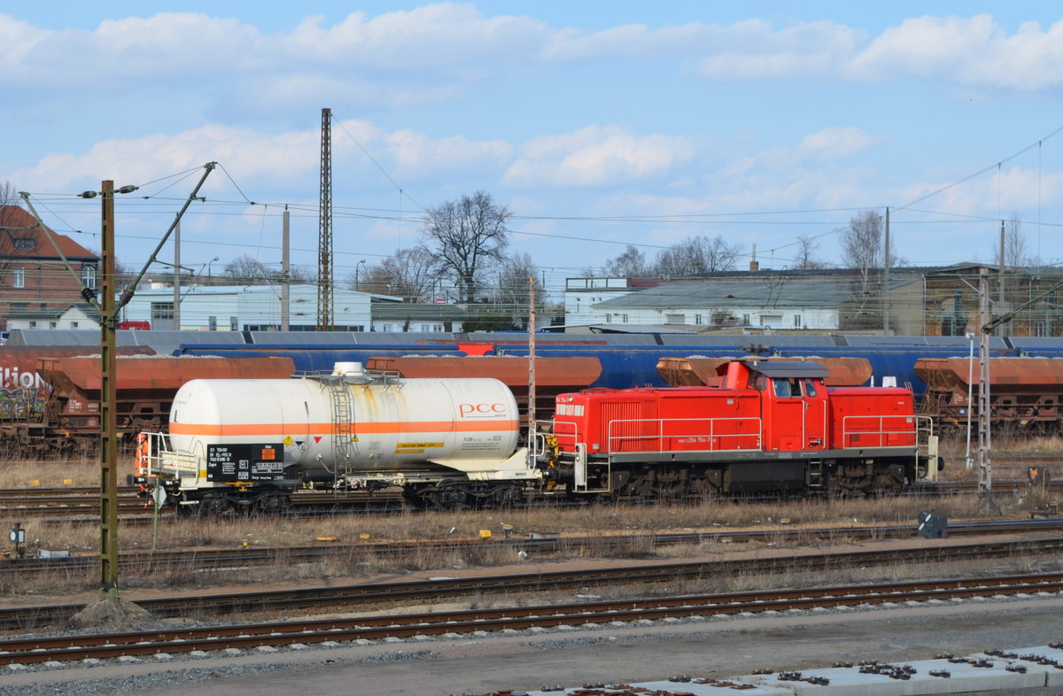 DB 294 754-7 in Leipzig Engelsdorf 27.03.2018
