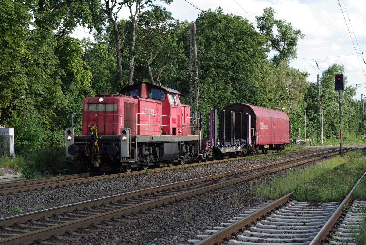 DB 294 782-8 am 28.08.2015 in Ratingen Lintorf