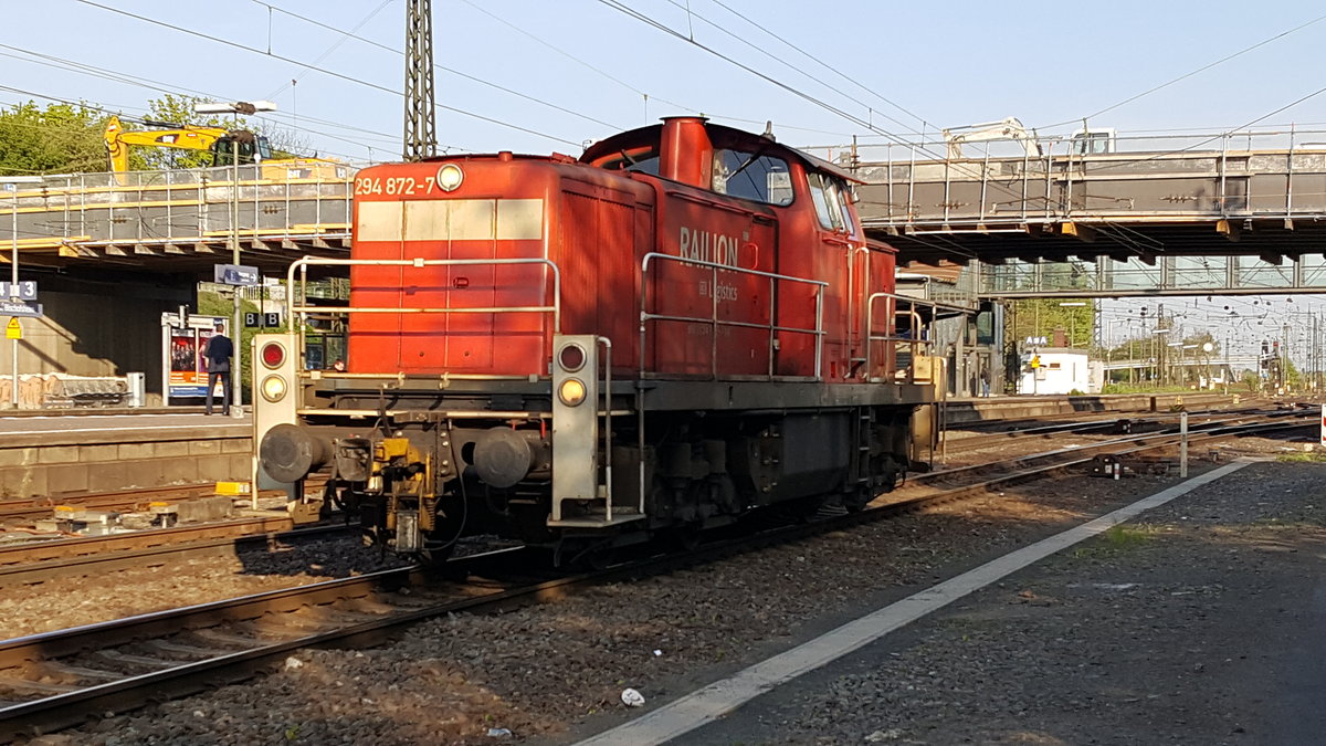 DB 294 872-7 in Mz-Bischofsheim am 20.4.2017