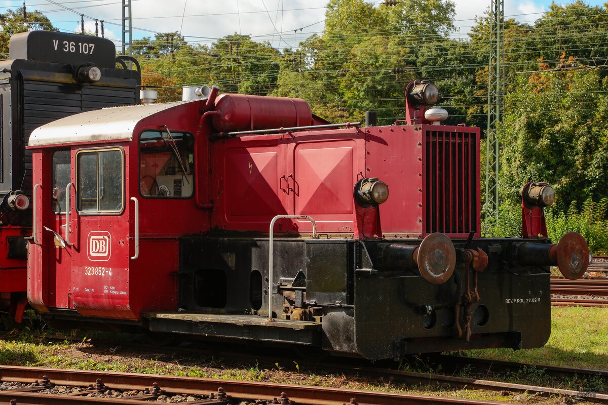 DB 323 852-4 im DB Museum Koblenz, September 2025.
