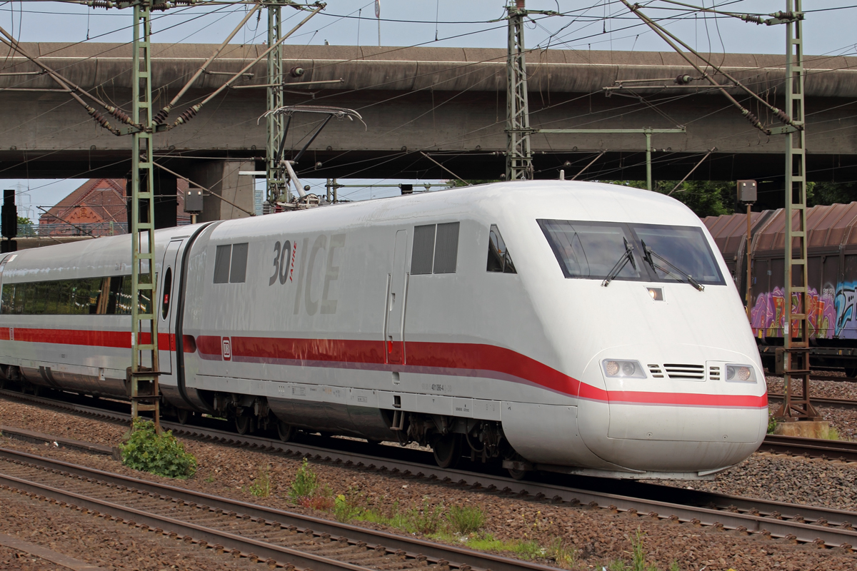 DB 401 086-4 in Hamburg-Harburg 9.6.2021