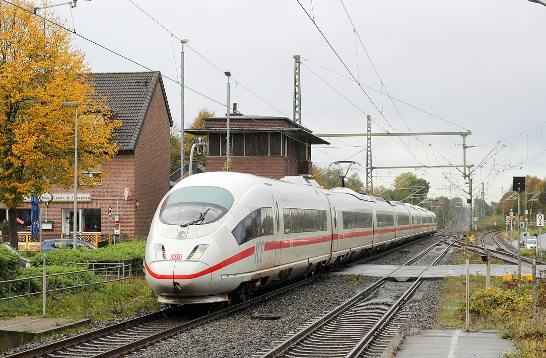 DB 406 085  Schwäbisch Hall  // Lindern (Baustellen-bedingter Umleiter) // 19. Oktober 2019