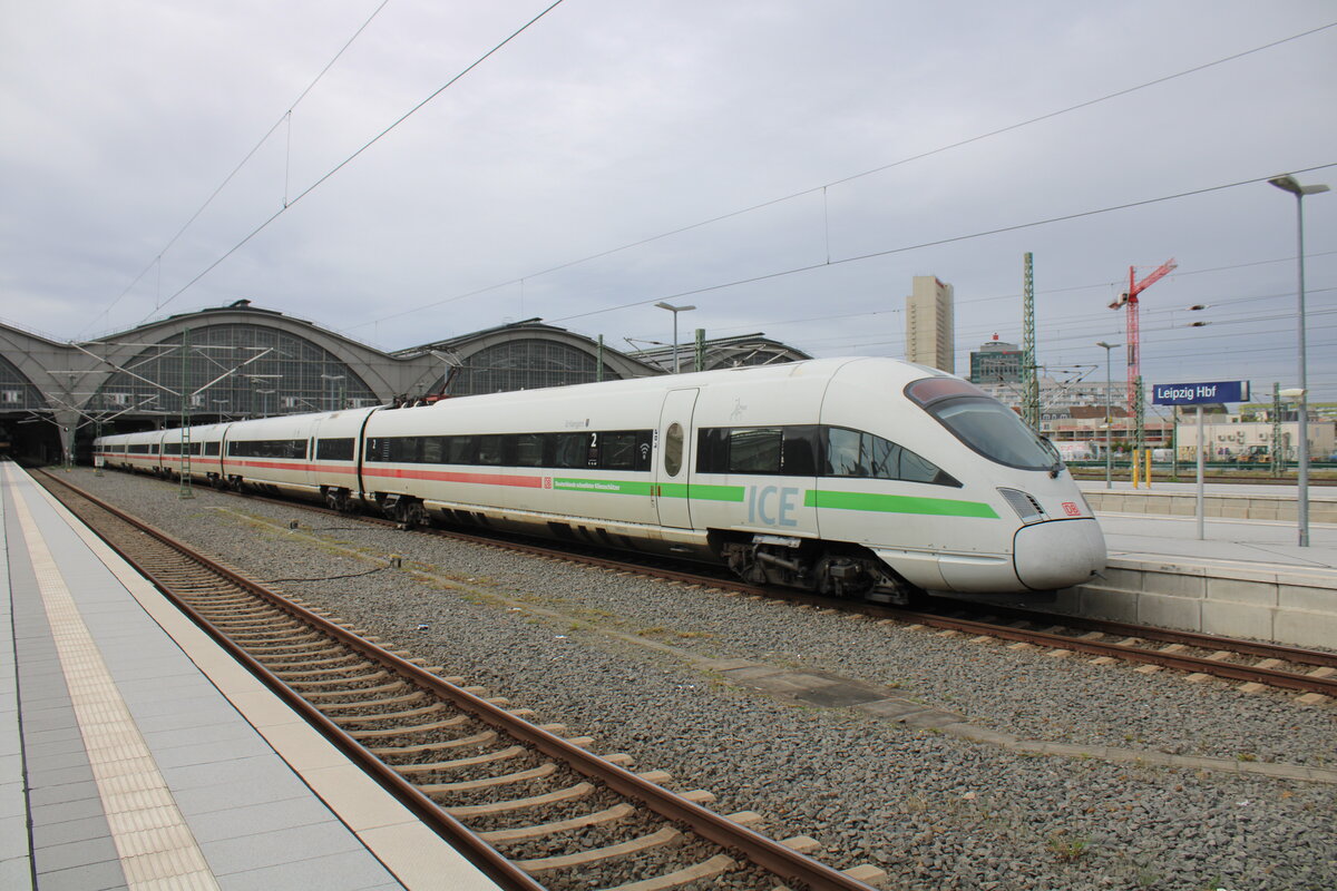DB 411 517-6  Erlangen  als ICE 91  Berolina  von Hamburg-Altona nach N�rnberg Hbf, am 19.09.2026 in Leipzig Hbf.