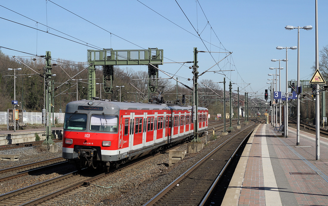 DB 420 436 auf dem Weg von Aachen-Rothe Erde nach Köln-Nippes. // Horrem // 22. März 2019