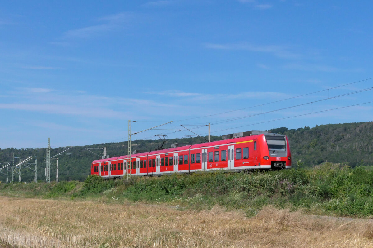 DB 425 040 leer am 26.07.2021 in Schulpforte.