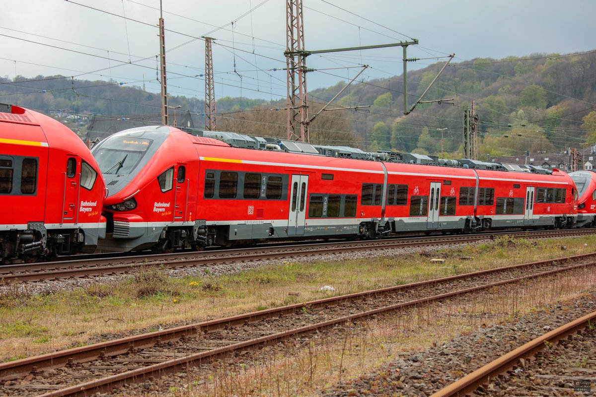 DB 633 041-8 der Bahnland Bayern in Wuppertal, April 2021.