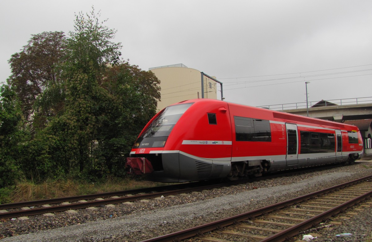 DB 641 023 als RB 16207 von Leinefelde nach Erfurt Hbf, am 08.09.2014 in Erfurt Nord.