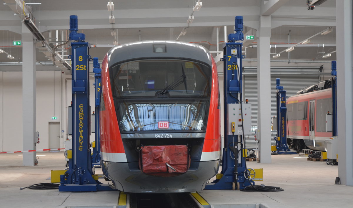 DB 642 724 beim  Tag der offenen Tür 150 Jahre RAW Chemnitz 29.06.2019