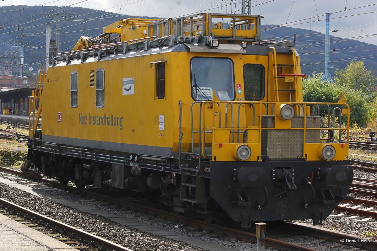 DB 705 001 (TIF) Netz Instandhaltung in Hagen Hbf, Oktober 2016.